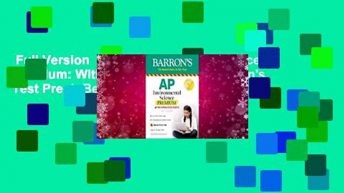 Full Version  AP Environmental Science Premium: With 5 Practice Tests (Barron's Test Prep)  Best