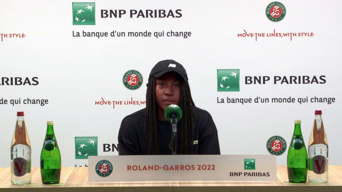 Roland-Garros 2022 - Coco Gauff : "Everybody cried and i hate myself when i cry"