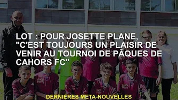 Lot : "C'est toujours un plaisir de venir au Championnat de Pâques du Cahors FC" pour Josette Plane