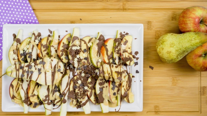 Frucht-Nachos: Ein schnelles Dessert für jedermann!