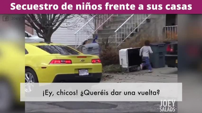 ¿Subirían tus hijos al coche de un extraño