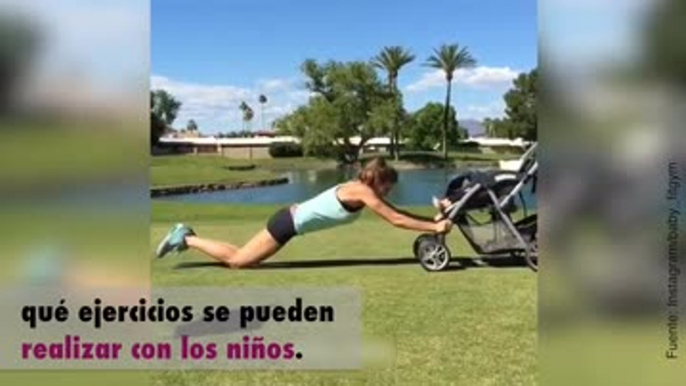 ¡Ponte en forma con la ayuda de tus hijos!