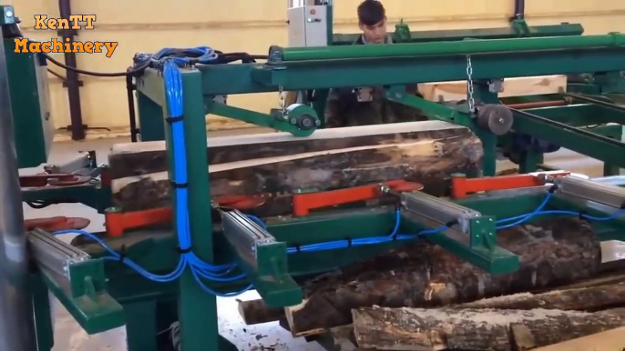 INCREDIBLE monster wood sawmill machine - Automatic Processing & cutting Big Tree Machine #3