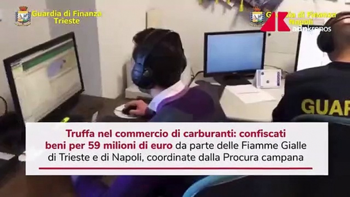 Truffa nel commercio di carburanti, sequestrati beni per 59 milioni