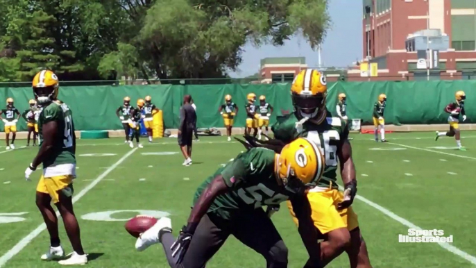 Packers Linebacker Drills at Minicamp