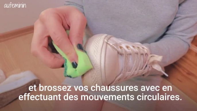 Nettoyer ses chaussures blanches