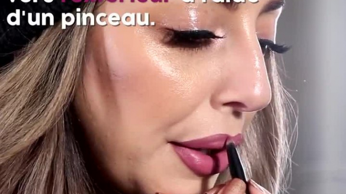 Tuto beauté : des lèvres pulpeuses avec du maquillage