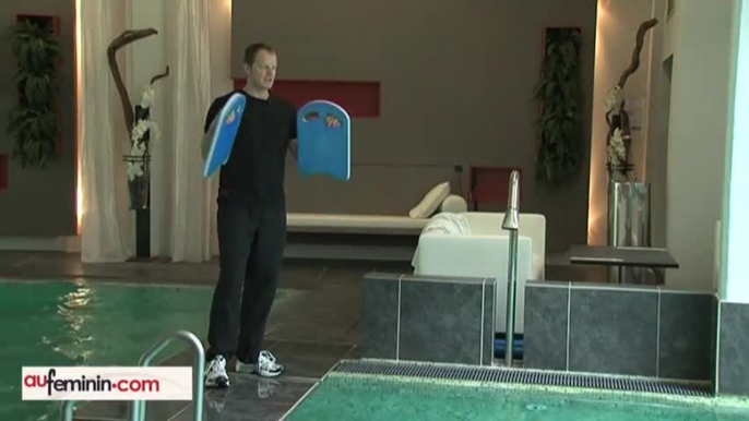 Renfort haut du corps avec Aquagym : exercices vidéos renforcer haut du corps - Vidéo Aquagym