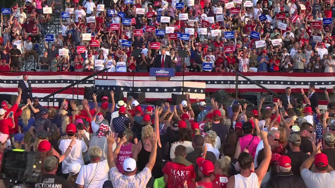 AMERİKA BİRLEŞİK DEVLETLERİ - Donald Trump Ohio'da miting düzenledi (2)