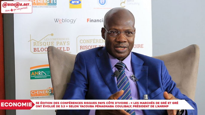 5e édition des Conférences risque pays Côte d’Ivoire  : « Les marchés de gré et gré ont évolué de 5.3 » selon Yacouba Pénagnaba Coulibaly, président de l’ANRMP