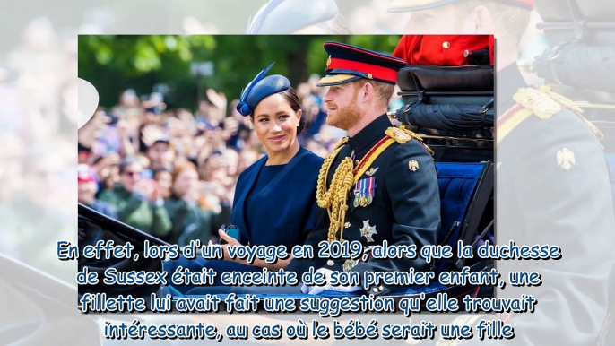 Meghan Markle et Prince Harry - ces allusions qu'ils ont faites par le passé sur le prénom de leur f