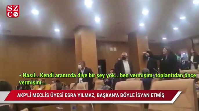 AKP’li meclis üyesi Yılmaz, istifa etmeden önce Köse'ye isyan etmiş