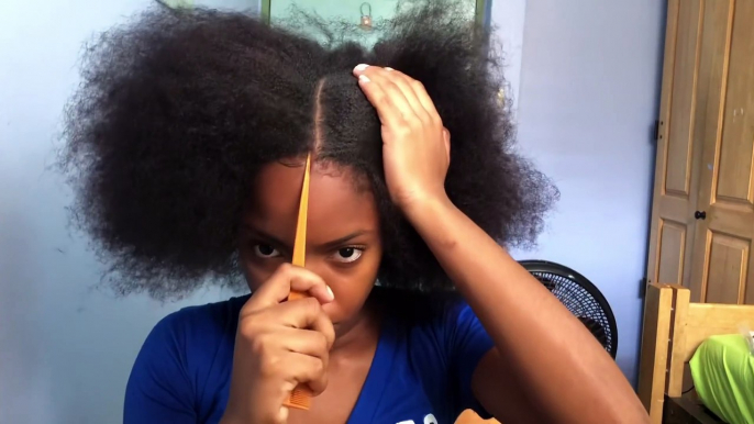 EASY FEEDIN CORNROWS PROTECTIVE STYLE ON NATURAL HAIR