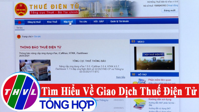 Đời sống pháp luật: Tìm hiểu về giao dịch thuế điện tử