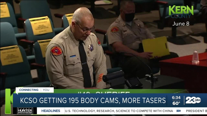 Supervisors approve contract to provide KCSO with automatically activated body-worn cameras