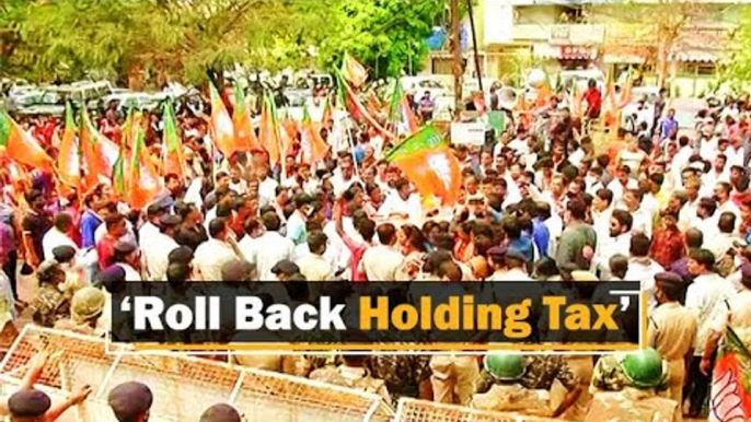 State BJP Launches Protest Against Holding Tax Hike In Bhubaneswar | OTV News