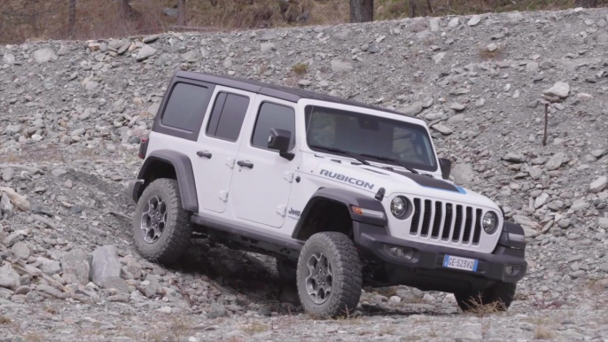 Der neue Jeep® Wrangler Unlimited 4xe - Off-Road-Fähigkeit