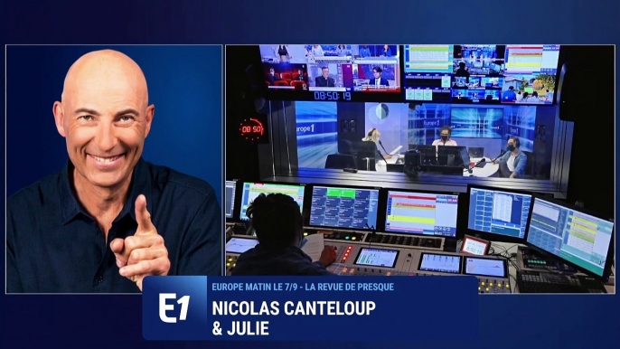 Matthieu Belliard : "Europe 1 regarde le monde footer !" (Canteloup)