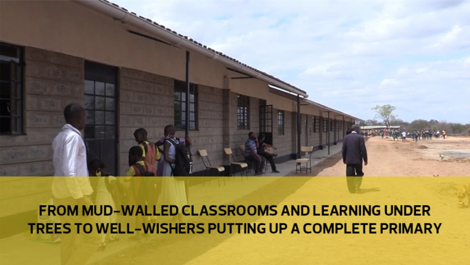 From mud-walled classrooms and learning under trees to Well-wisher putting up complete primary school and taps water for the community, Mwingi