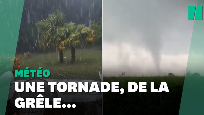 Tornade, grêle, inondations... Les images des violents orages sur une large partie de la France