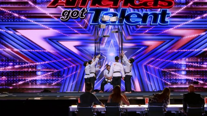 Golden Buzzer_ World Taekwondo Demonstration Team Shocks the Judges - America's Got Talent 2021