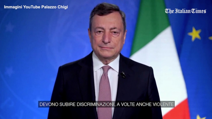 Draghi: "Immorale, ingiusta e miope la discriminazione delle donne" 