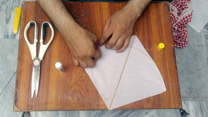 World's Smallest kite making at home l Kite flying tutorial