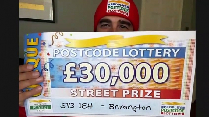 Chesterfield resident celebrates £30,000 Postcode Lottery win