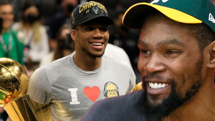 Giannis Antetokounmpo Gets HIGH Praise From KD, LeBron James After His 1st NBA Championship Win