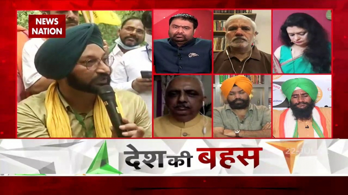 Desh Ki Bahas: Farmers are not behaving like genune farmers