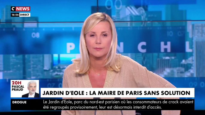 Regardez les images surréalistes de Anne Hidalgo qui refuse de répondre aux parisiens qui se plaignent des drogués lors de sa visite ce matin au jardin d'Eole -