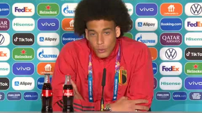 Quarts - Witsel : "L'objectif ? Faire mieux qu'en Russie"