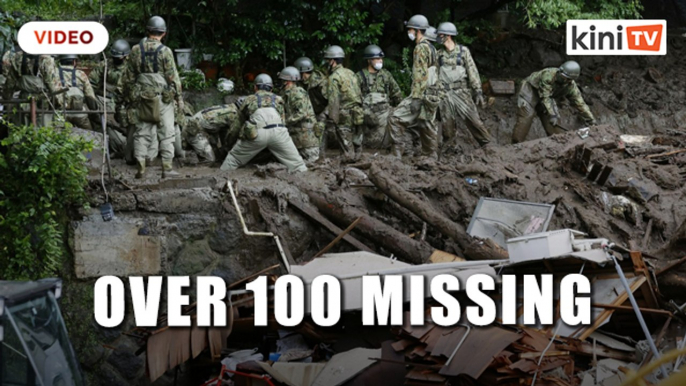 Rescuers fight time, weather in Japan landslide; over 100 missing