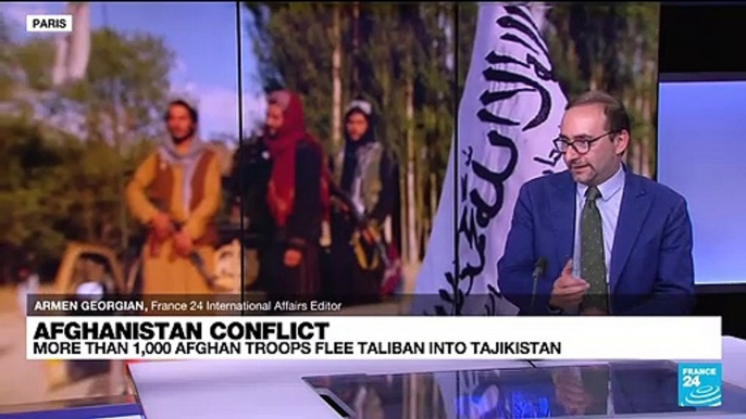 Over 1,000 Afghan troops flee Taliban into Tajikistan