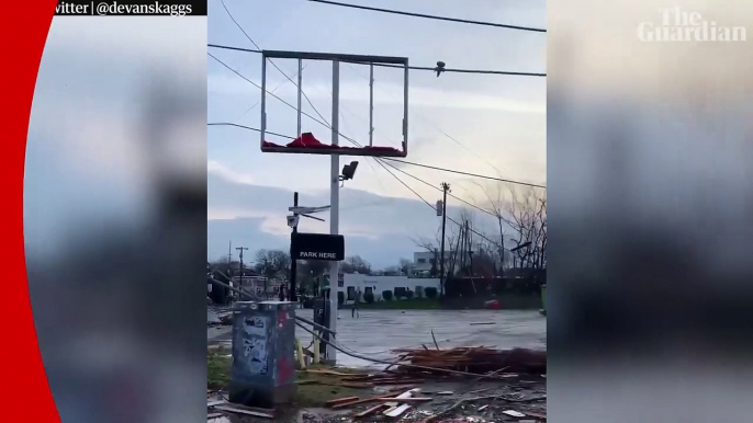 TEXAS TORNADO FEST - July 6, 2021 Footage shows aftermath of deadly overnight tornadoes in Nashville