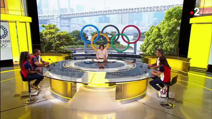 France 2 a révélé hier soir les noms et les visages des 4 athlètes qui auront l'honneur de porter le drapeau tricolore lors de la cérémonie d'ouverture des Jeux Olympiques de Tokyo