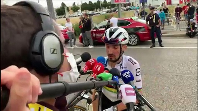 J. Alaphilippe - TDF#10 : « Mark (Cavendish) est vraiment incroyable »