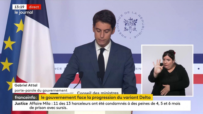 Coronavirus - "La situation en Ile-de-France se détériore rapidement", alerte le porte-parole du gouvernement Gabriel Attal - Un nouveau Conseil de défense aura lieu lundi