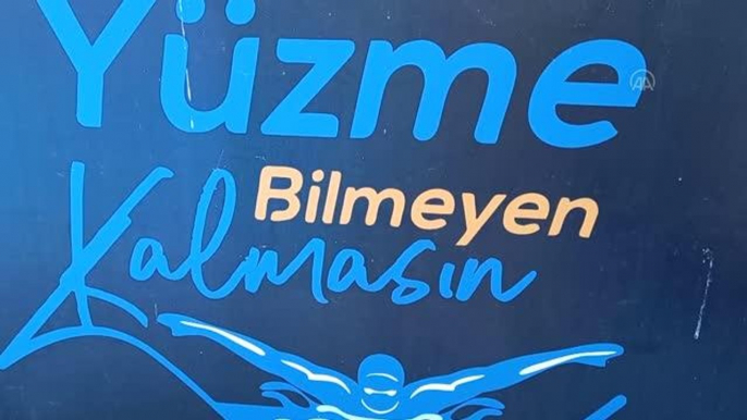 Beypazarı'nda "Yüzme Bilmeyen Kalmasın" projesi hayata geçirildi