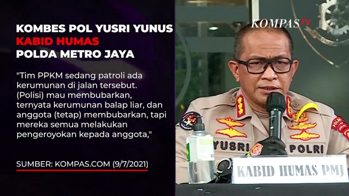 Kronologi Geng Motor Keroyok Polisi Saat Bubarkan Balap Liar di Cilandak