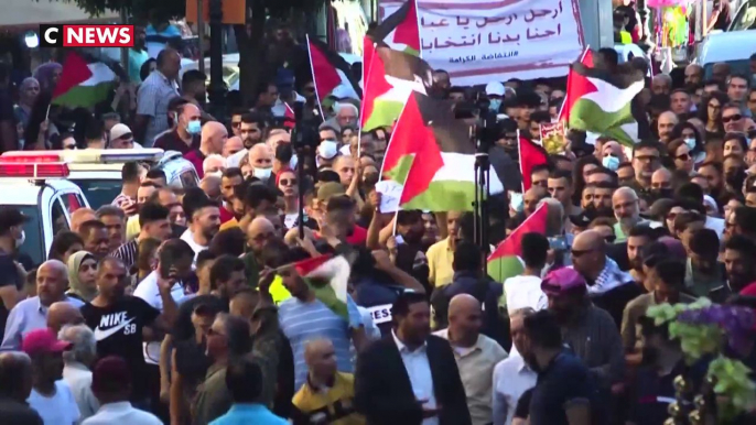 Palestine : manifestations contre Mahmoud Abbas