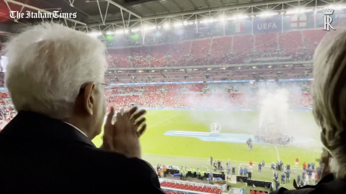 L’Italia vince l’Europeo a Wembley, l’esultanza di Mattarella è da 10