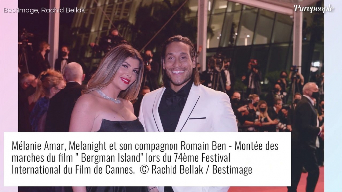 Mélanight sublime au côté de Romain sur le tapis rouge du Festival de Cannes