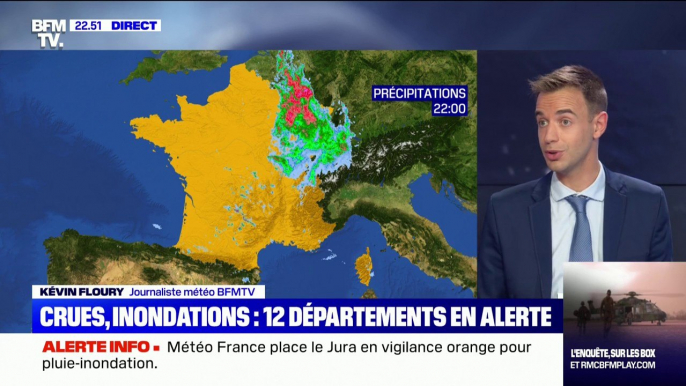 Crues, pluies, inondations... 12 départements en vigilance orange