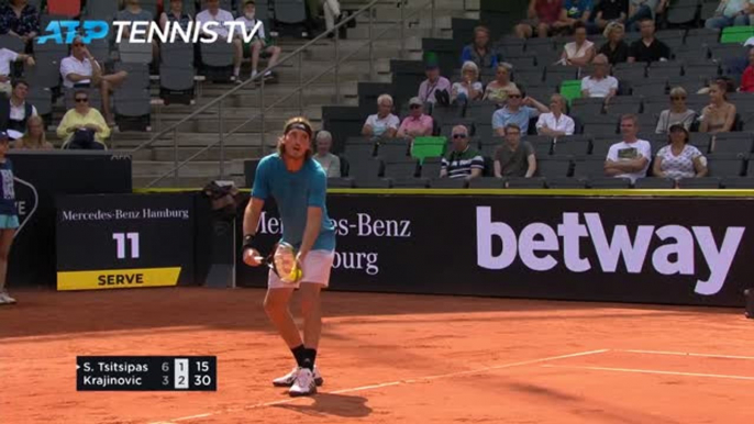 Tsitsipas shocked by Krajinovic in Hamburg