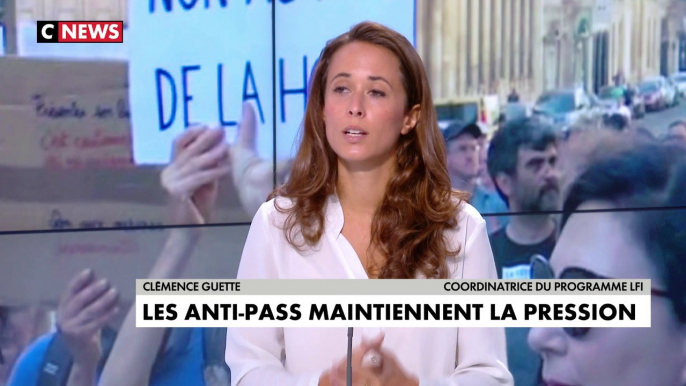 Clémence Guette sur les manifestations contre le pass sanitaire : «Il faut reconnaitre que ces manifestations sont massives (…) Les gens manifestent bien contre le caractère liberticides de ces mesures»