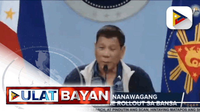 Pres. Duterte, nanawagang pabilisin ang vaccine rollout sa bansa; 1.5-M karagdagang doses ng Sinovac vaccine, dumating sa bansa; COVID-19 vaccines na naipadala sa bansa, pumalo na sa higit 31-M