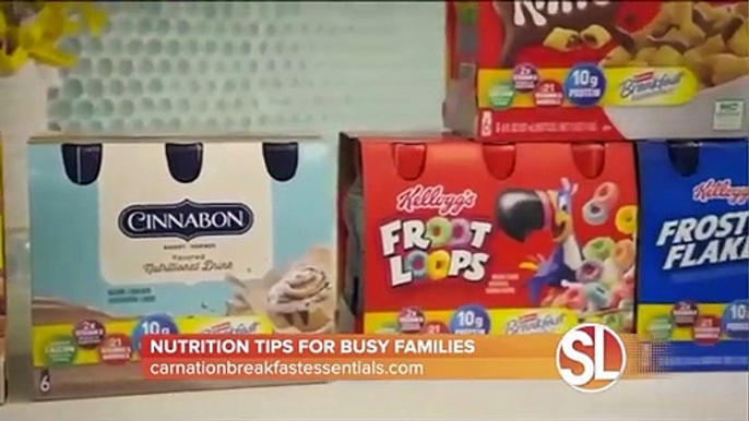 Lauren Manaker has nutrition tips for busy families from Carnation Breakfast Essentials®