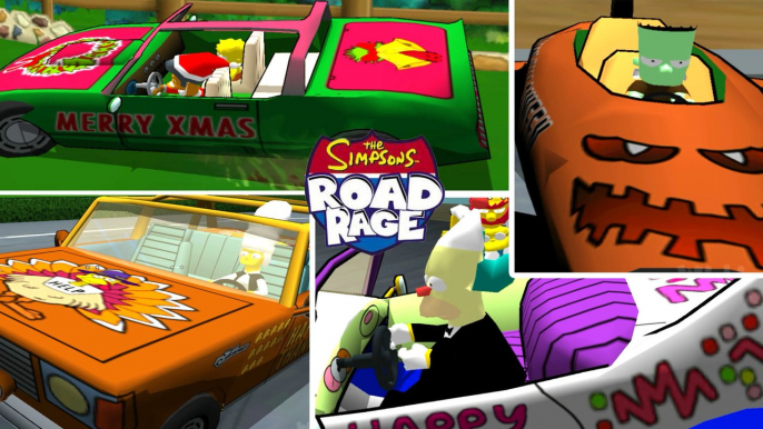 The Simpsons: Road Rage All Cheat Codes (Gamecube, PS2, XBOX)