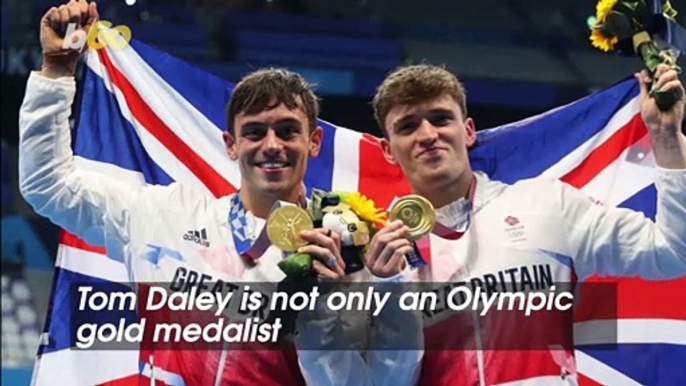 Olympian Tom Daley is #Goals As He Knits While Watching in Stands at Tokyo Olympics